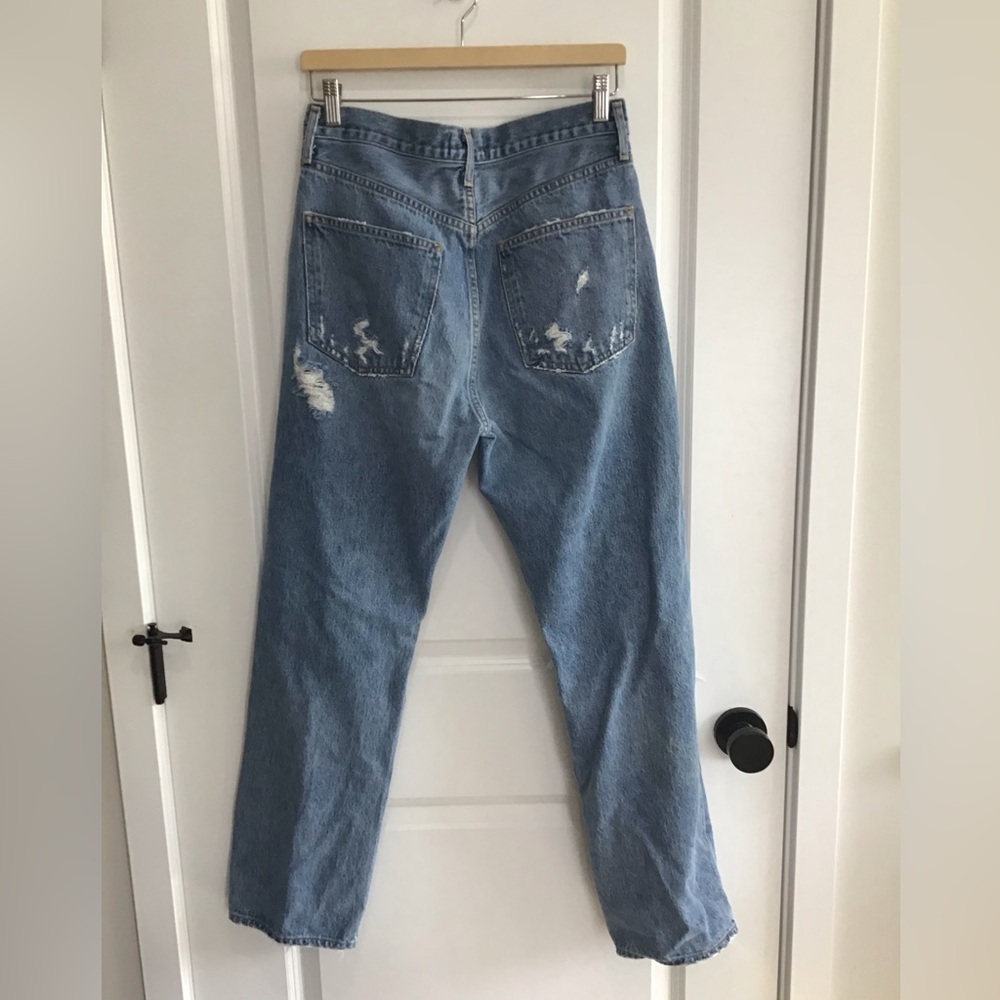 Agolde 90s Mid Rise Loose Straight Fit Womens 27 Jeans Fall Out Denim A069C-811 - Picture 2 of 5